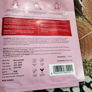 Myglamm Popxo Sheet Mask Each Price