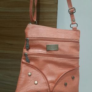 Beautiful Carrot Colour Sling Bag