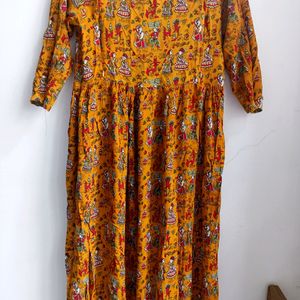 Kalamkari Maternity Wear Kurta