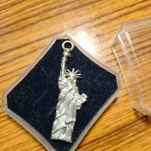 Statue Of Liberty Pendent Made With Silver