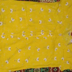 Womens Yellow Floral Shirt