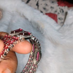 Red Ruby AD Bangles