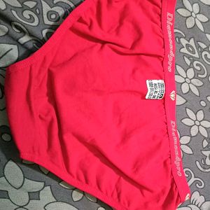 Pink & Red Colour Two Panty Set For Women