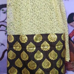 Golden Brown Silk Saree🥰🥰