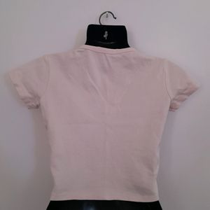 Zara Pastel Pink Top