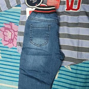 New With Tag Baby Hug Boy Shirt And Jeans