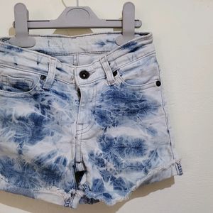 Pepe Jean Blue Denim Shorts For Girls