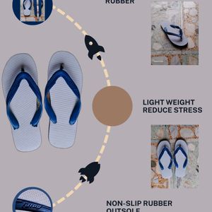 White Rubber Slipper Regular Use