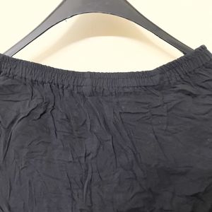 Cotton Black Lower For Ladies