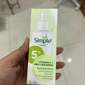 Simple Vitamin F And Pro Ceramide Serum