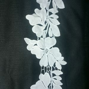 1 Meter White Flower Suit Lace