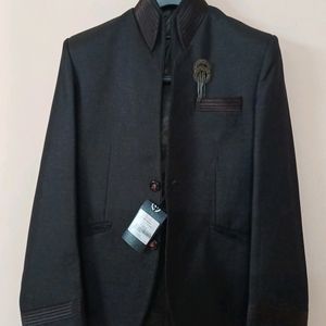 Men Suit Set Brown