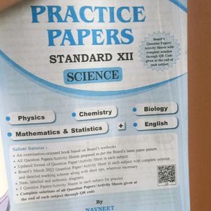 2024 Class Xii Practice Paper Set