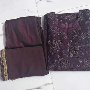 Full Stitched Pakistani Suit With Dupatta