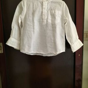 Cotton linen Kurta Shirt Babyhug