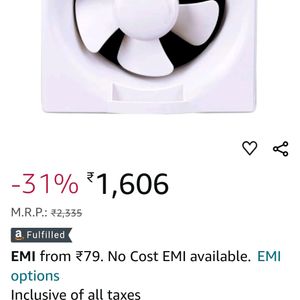 Bajaj Maxima DX Exust Fan 200 Mm