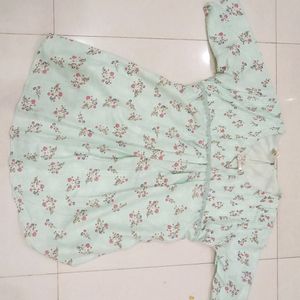 Crop Top With Floral Print