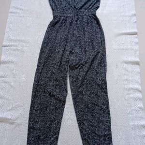 Myntra Bought Black Printed Jumpsuit