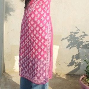 Mirror Work Chikankari Kurti