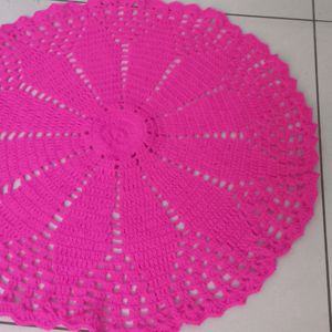 Beautiful Pink Round Shape Thalposh