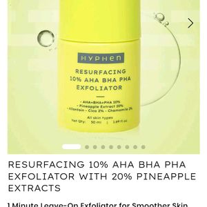 Hyphen Resurfacing 10% Aha BHA Pha Exfoliator