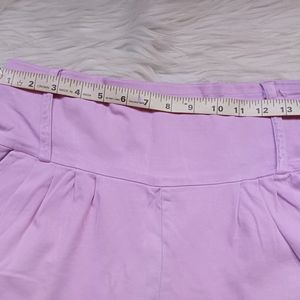 Lavender Denim Shorts