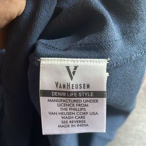 Van Heusen Navy Blue T-shirt