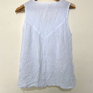 White Tank Top By Studio West