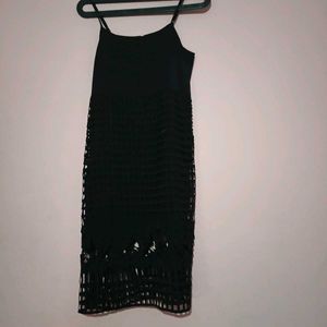 Strap Black Beautiful Dress