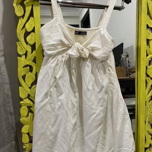 Zara White Dress