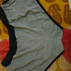 Three cotton blend shorts