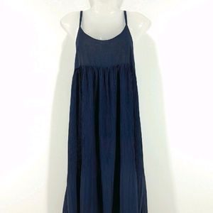 Navy Blue Flared Dress