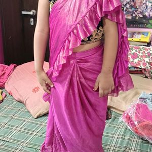 Baby Girl Saree With Blouse