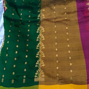 pure Kanchi pattu saree