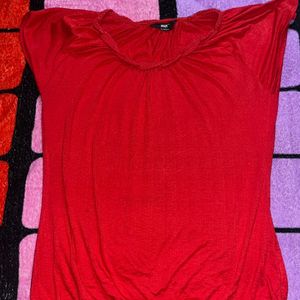 Beautiful Red Top XL Size