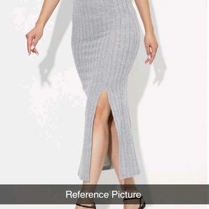 Both side Slit - WINTER Skirt