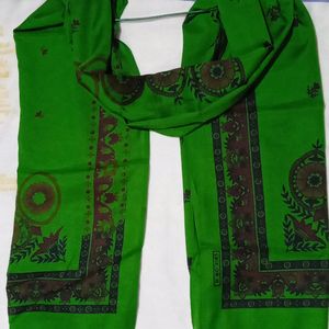 Price Drop Dupatta Green Colour