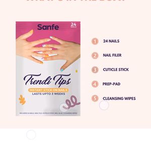 Sanfe Heart Color Stick Nails 💅🎉🎉🥳💅💅