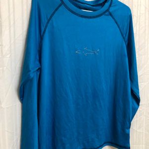 QB Blue Long Sleeve T Shirt