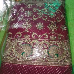 Royal Rajputi Poshak, Heavy Thread And Mirror