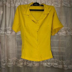 Cute Yellow Shirt For Summer