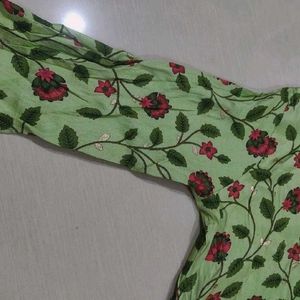 Floral Leafy Printed Kurti