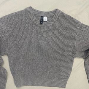 Crop Knitted Pullover