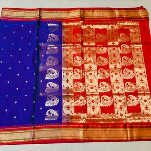 kathpadar paithani saree