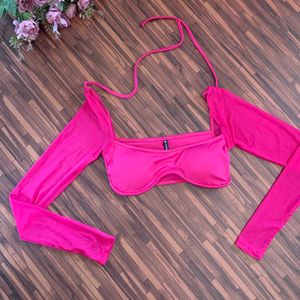 Bralet Long Sleeve Top