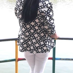 Black And White Blazer