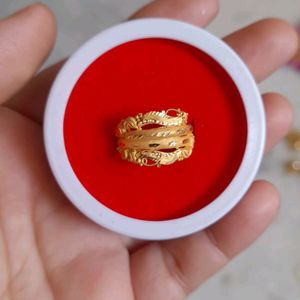 Pure Gold 22crt Light Weight Ring