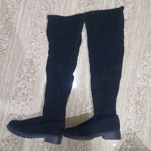 Black Suede Boots