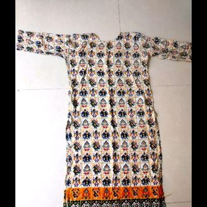 Malti Colour Patola Style Kurti