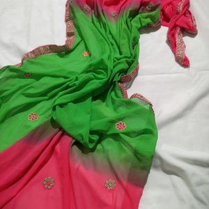 Festival Churidar Set With Pant And Dupatta